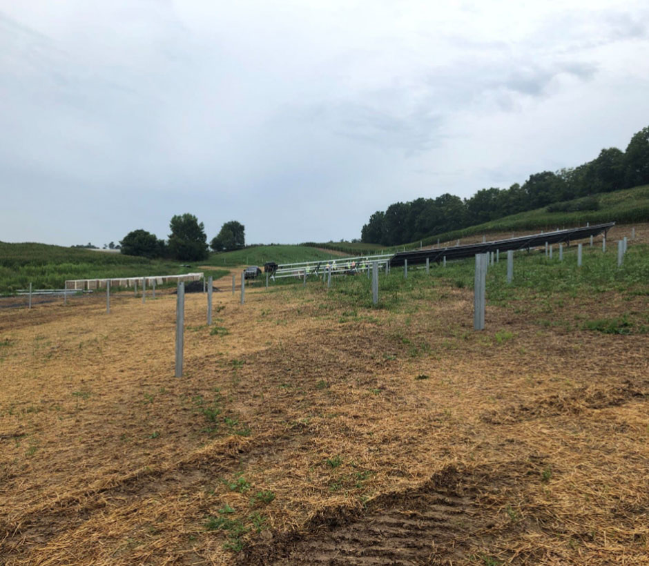 Flintstone Community Solar field