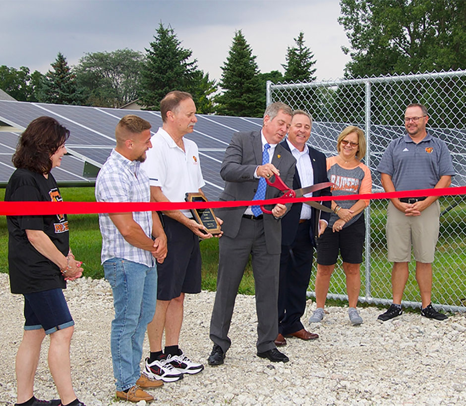 Flushing School Ribbon Cutting