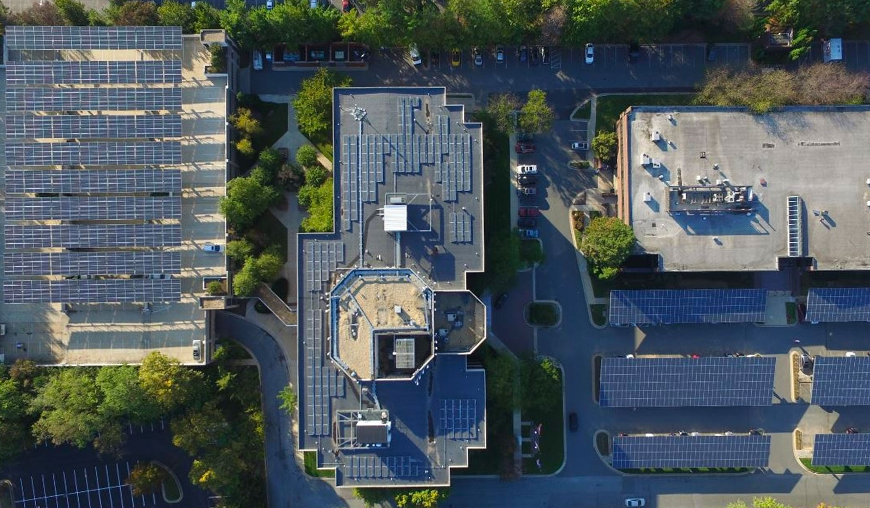 Aerial Solar Array Roof