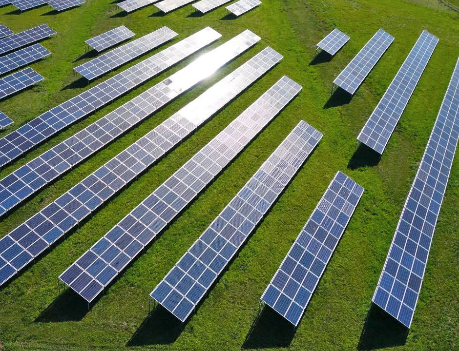 Solar Field Daytime