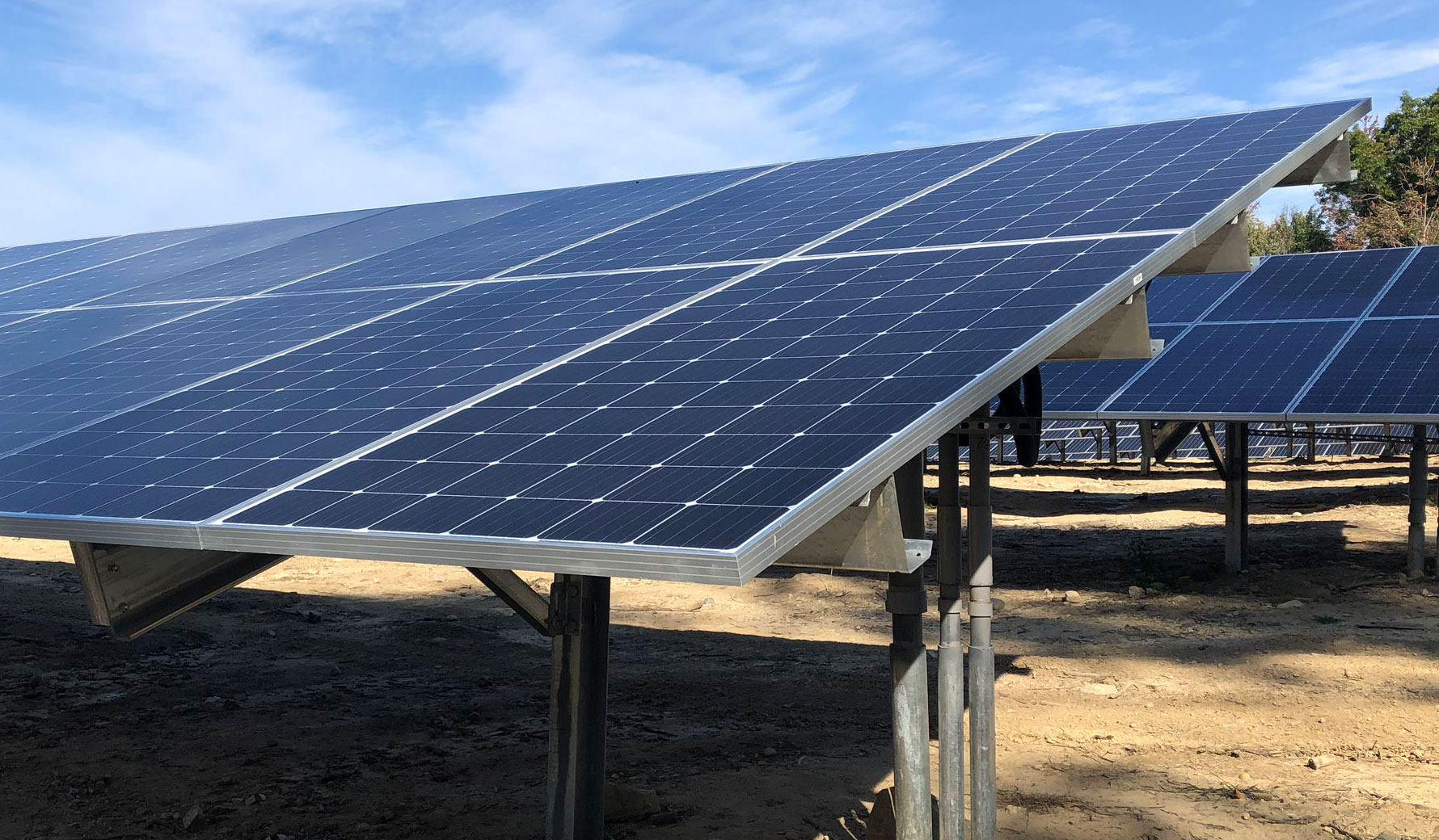 Solar Panels Daytime