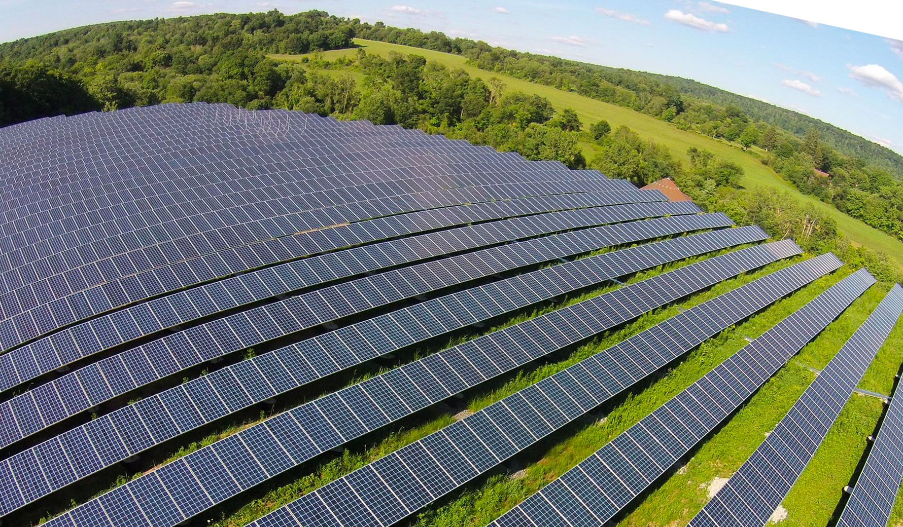 Stafford Solar Field Aerial 2
