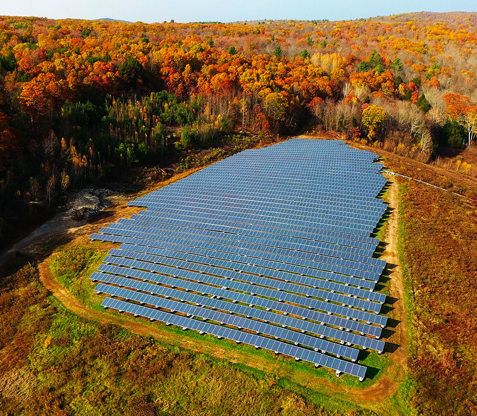 Stafford Solar Field Aerial