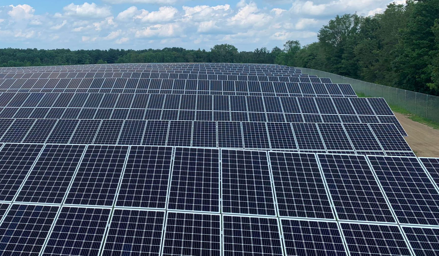 Sugar Hill Community Solar Panel Closeup